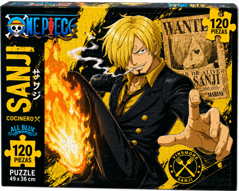Puzzle de Sanji pierna negra, de One Piece.