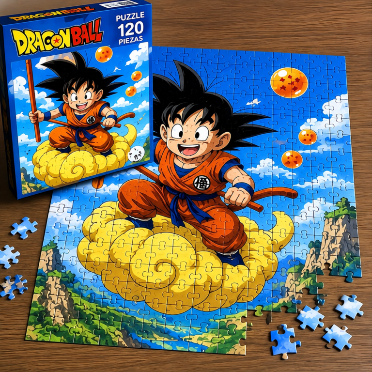 Puzzle de Son Goku en la nube Kinton.